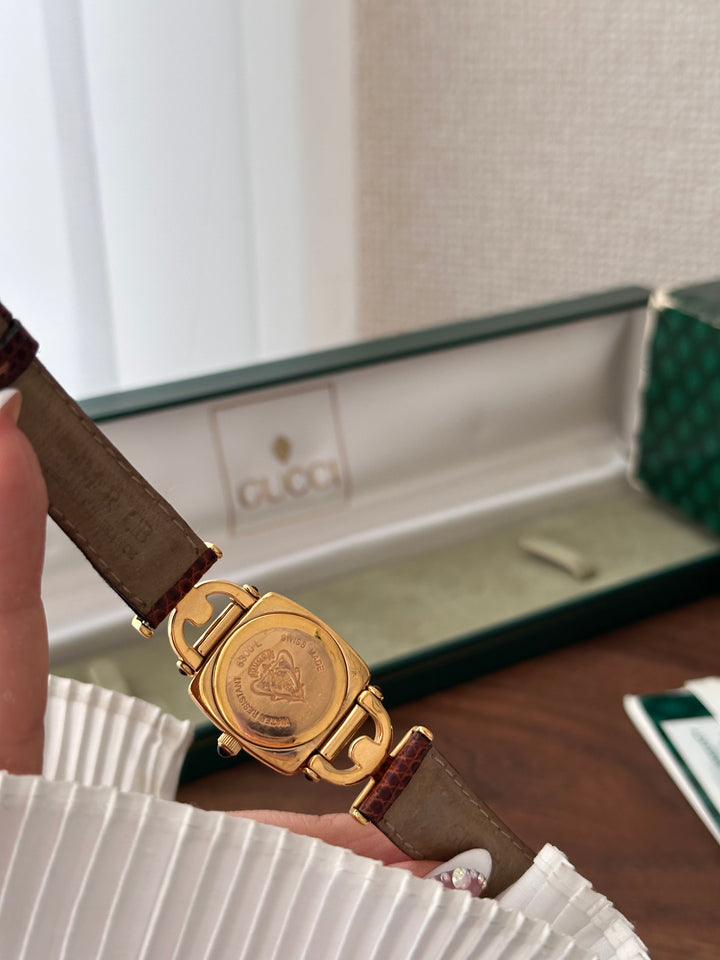 GUCCI 古馳 Vintage Watch 🤎 經典方圓錶面