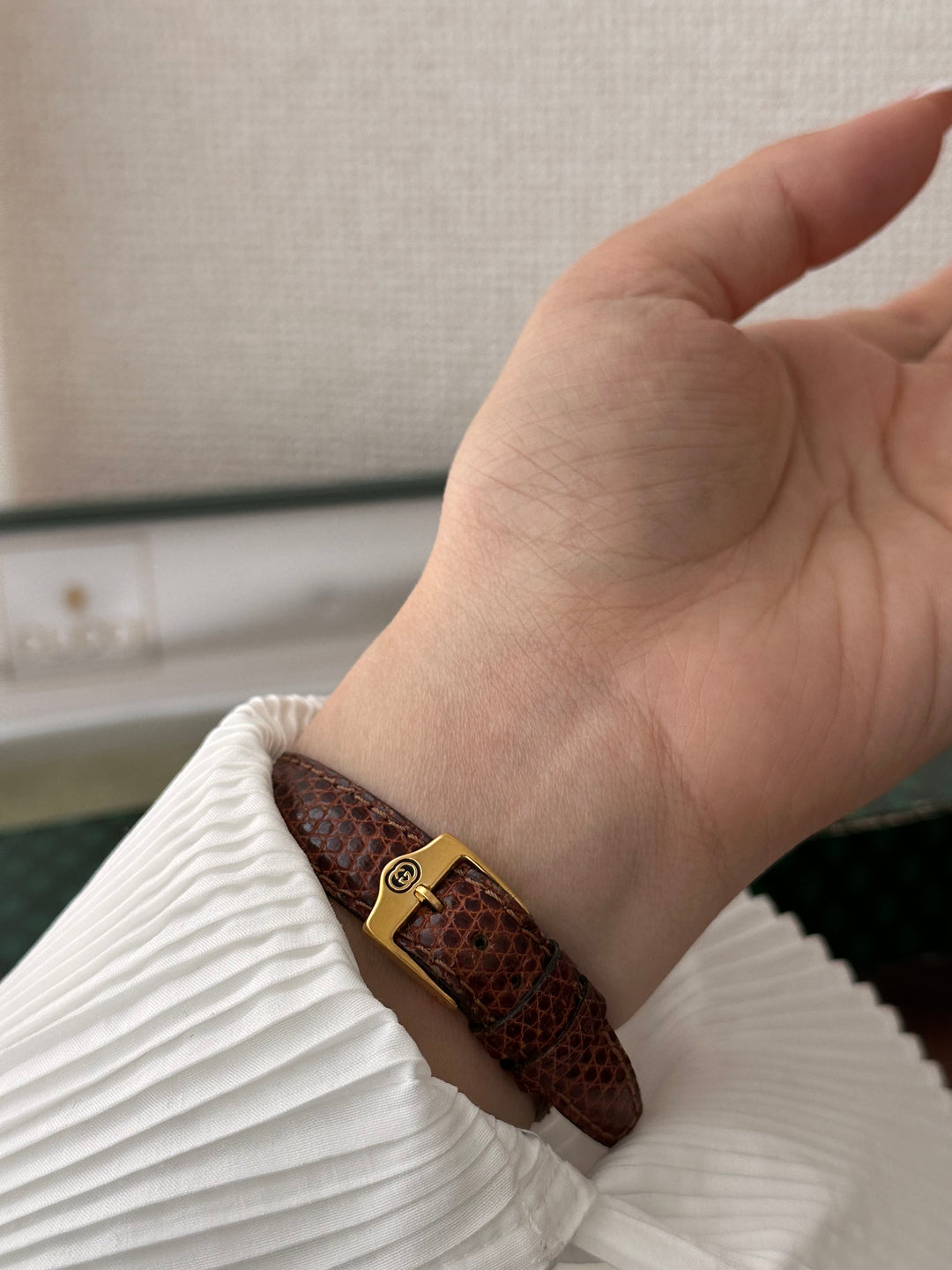 GUCCI 古馳 Vintage Watch 🤎 經典方圓錶面
