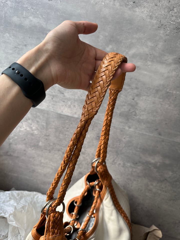 LOEWE Hobo Shoulder Bag 🤎✨｜Soft Nappa Lambskin & Iconic Woven Detailing