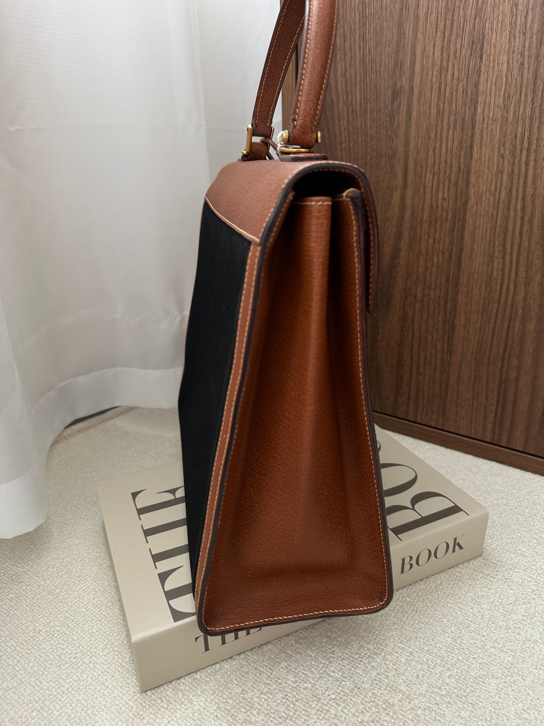 Gucci Fabric & Pigskin Kelly Bag 🖤🤎 | Timeless Vintage Luxury✨