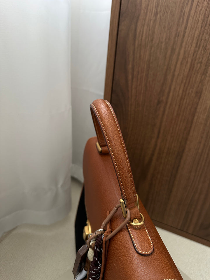 Gucci Fabric & Pigskin Kelly Bag 🖤🤎 | Timeless Vintage Luxury✨