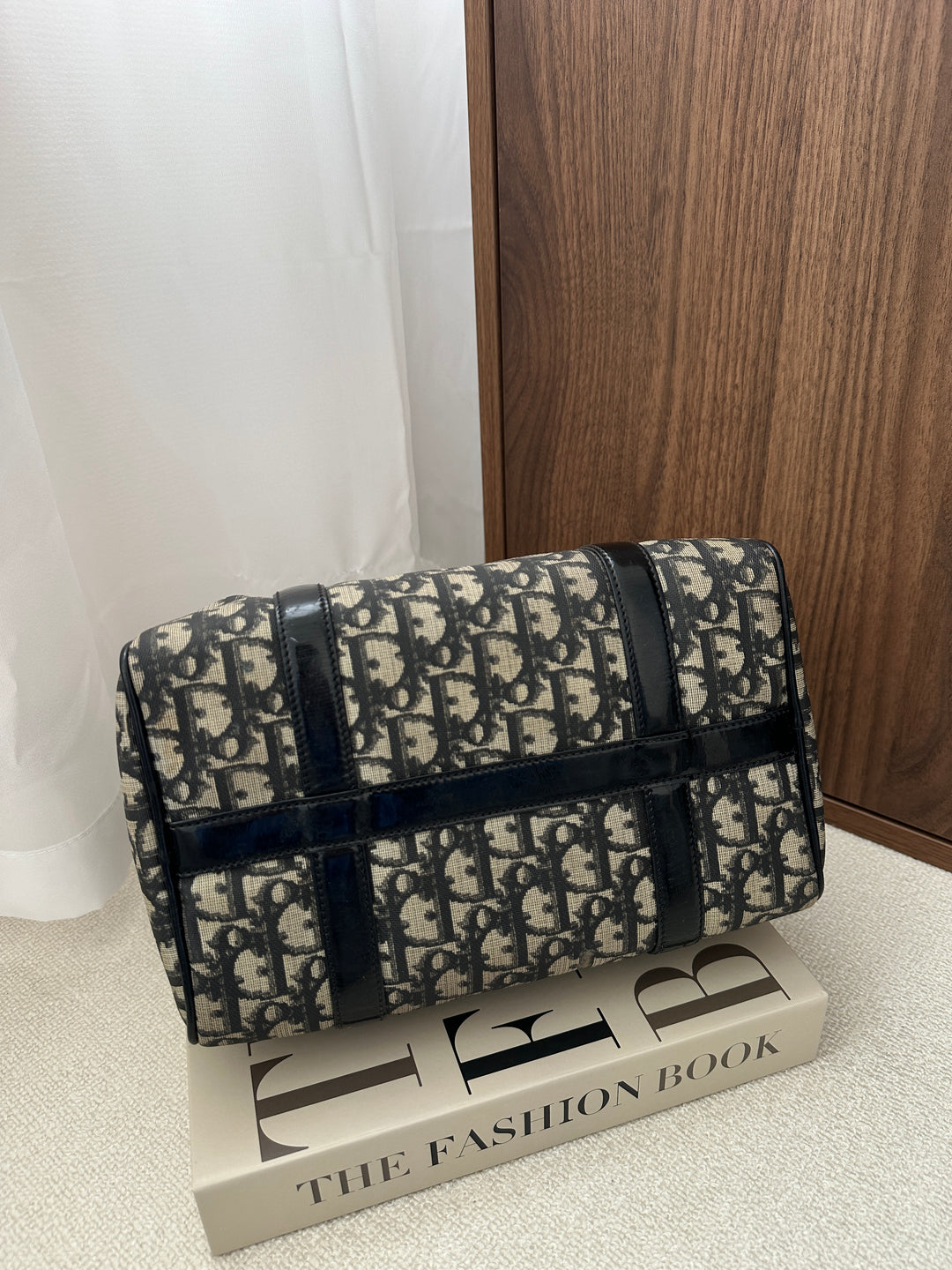 Christian Dior Monogram Boston Bag 🖤✨ With Lock & Key | Excellent Condition