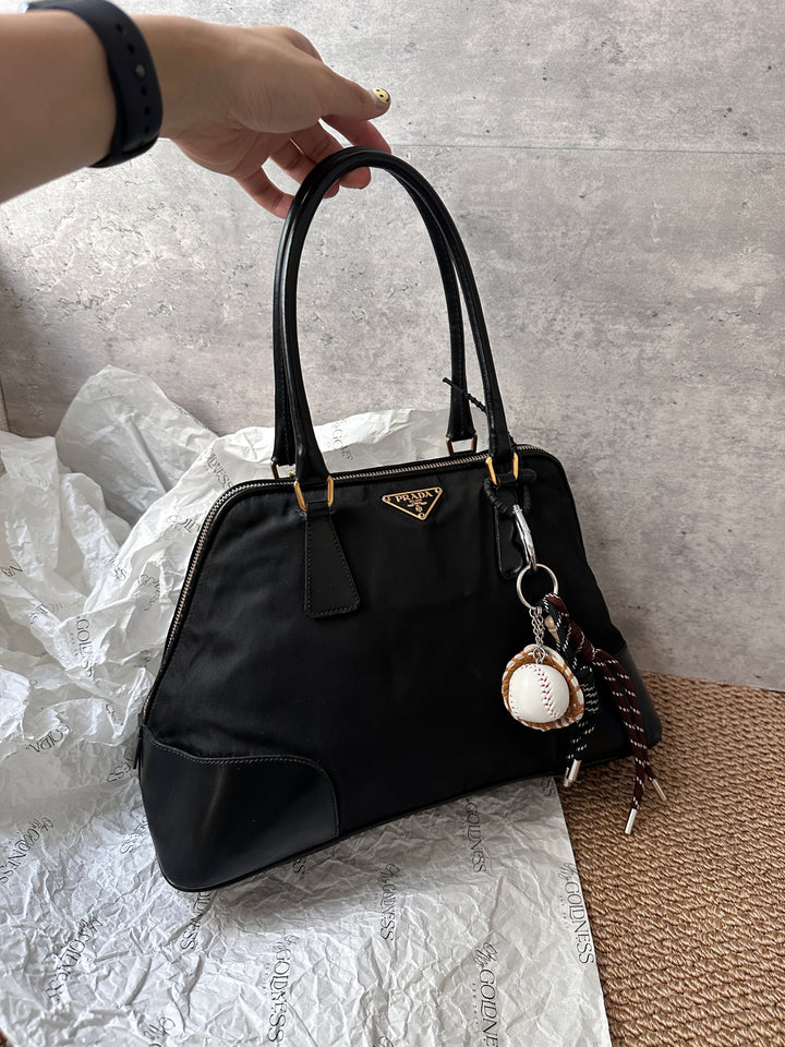 Dior Lady Dior Tweed Cannage Tote with Lilac Leather Handles 🌸｜Unique Textured Fabric & Feminine Charm