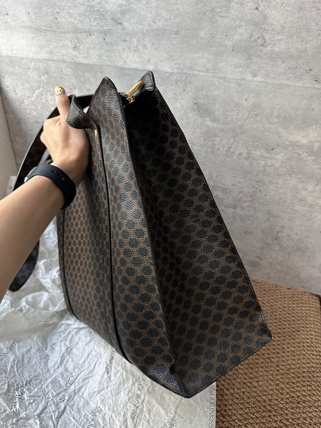 Celine Arc de Triomphe Suede Half Moon Bag 🥐✨｜Rare Vintage Logo & Elegant Silhouette