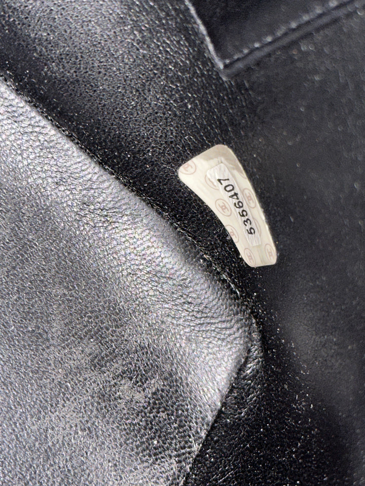 Chanel “Silver Coin Hilton” Tote🖤 | Caviar Leather Classic Elegance ✨