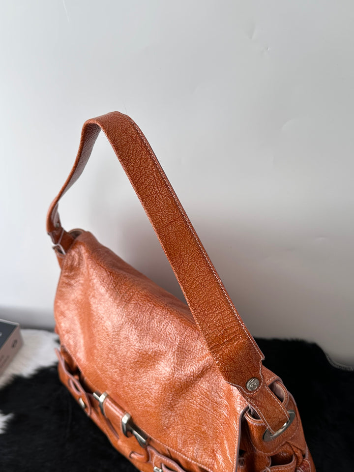 Ferragamo Large Gancini Hobo Bag 🧡🤎｜Oversized Horseshoe Logo × Lightweight Design × Spacious Everyday Carry