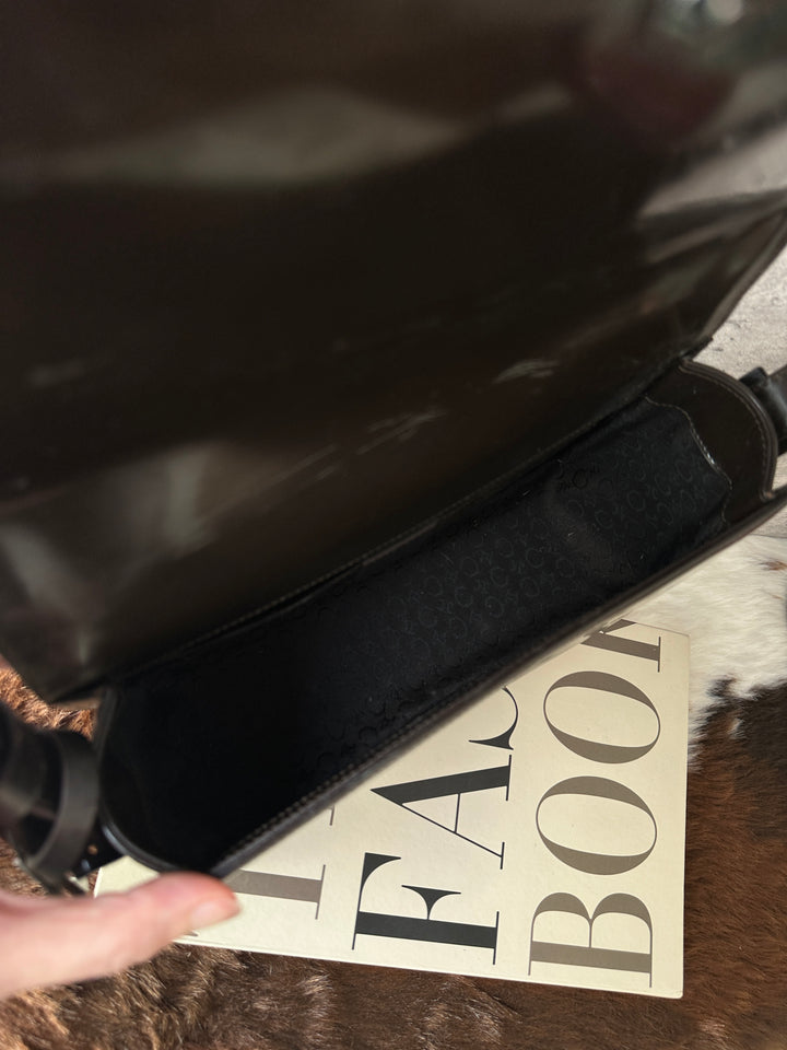 CELINE Vintage Pony Hair Shoulder Bag 🐼｜Panda Colourway｜Structured Silhouette｜Logo Tag Detail