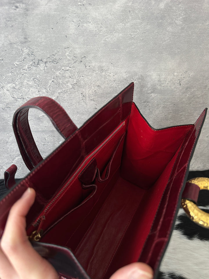 Celine Crocodile Donut Bucket Bag ❤️🐊｜Exotic Crocodile × Iconic Donut Hardware × Archive Collectible