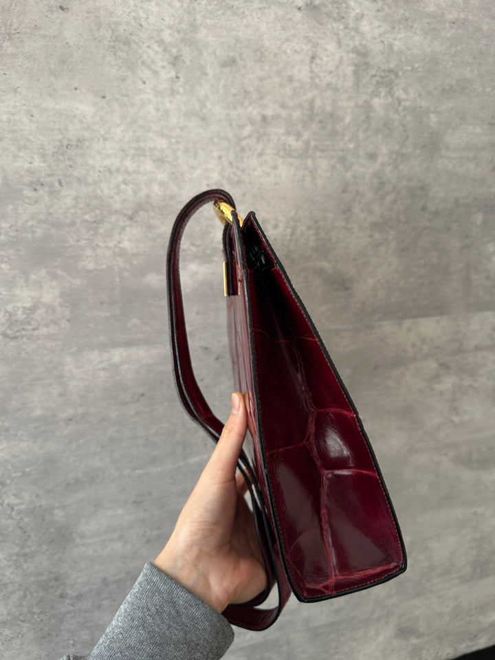 Celine Crocodile Donut Bucket Bag ❤️🐊｜Exotic Crocodile × Iconic Donut Hardware × Archive Collectible