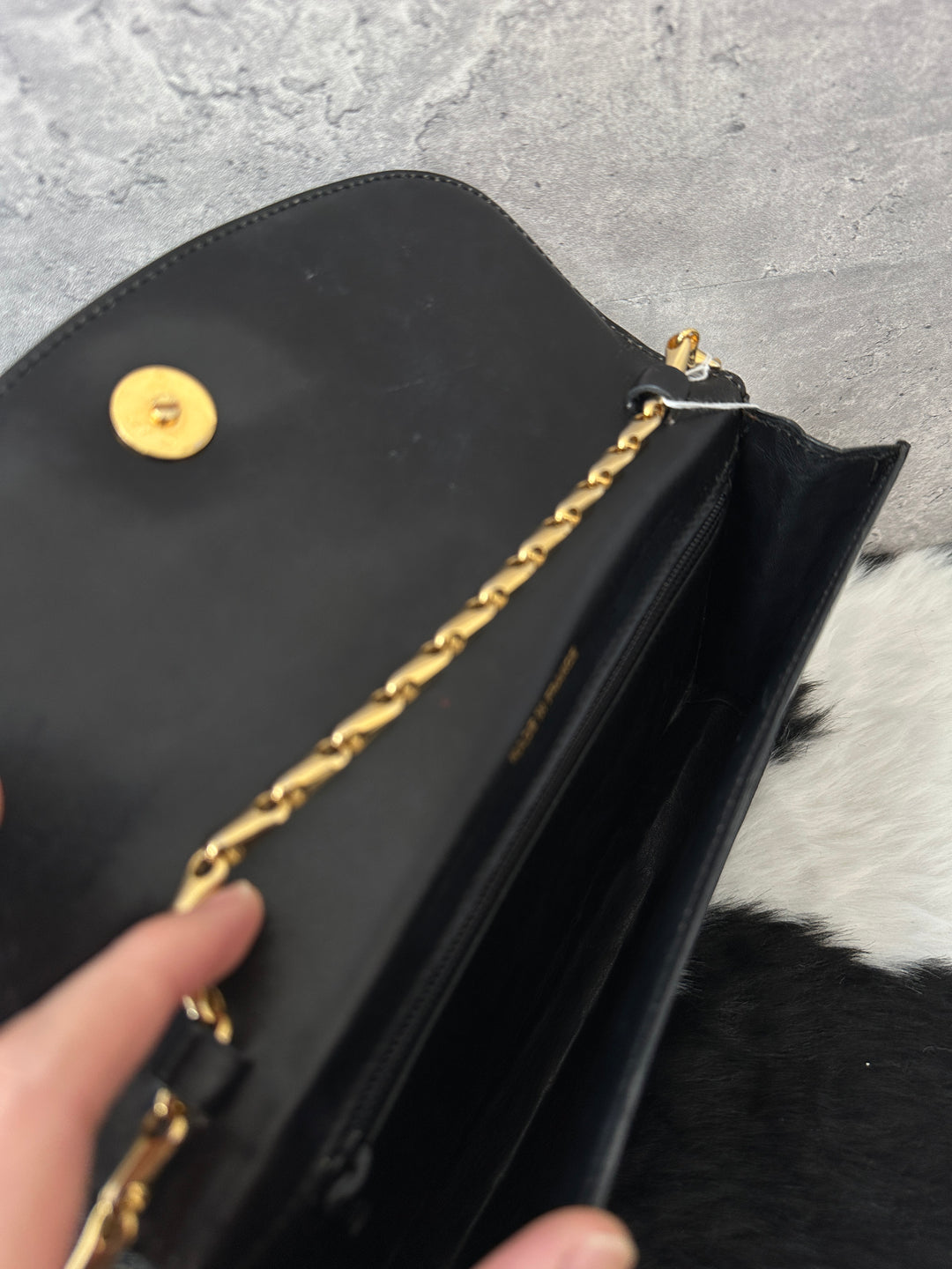 CELINE Planet Crocodile Leather Crossbody 🖤🌍｜Gold Planet Lock × Fishbone Chain × Rare Exotic