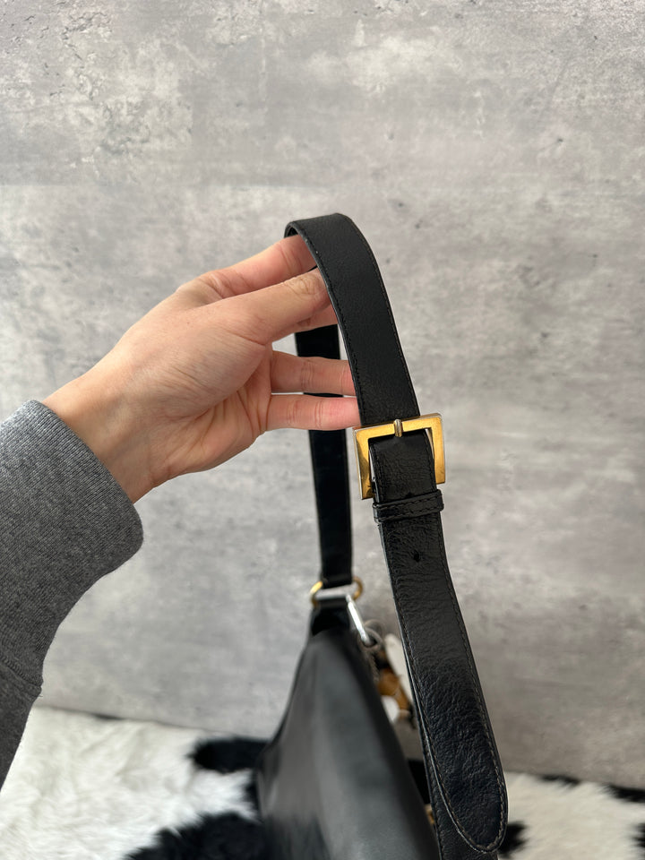 Gucci Horsebit Shoulder Bag 🖤｜Iconic Horsebit × Vintage Leather × Everyday Practicality