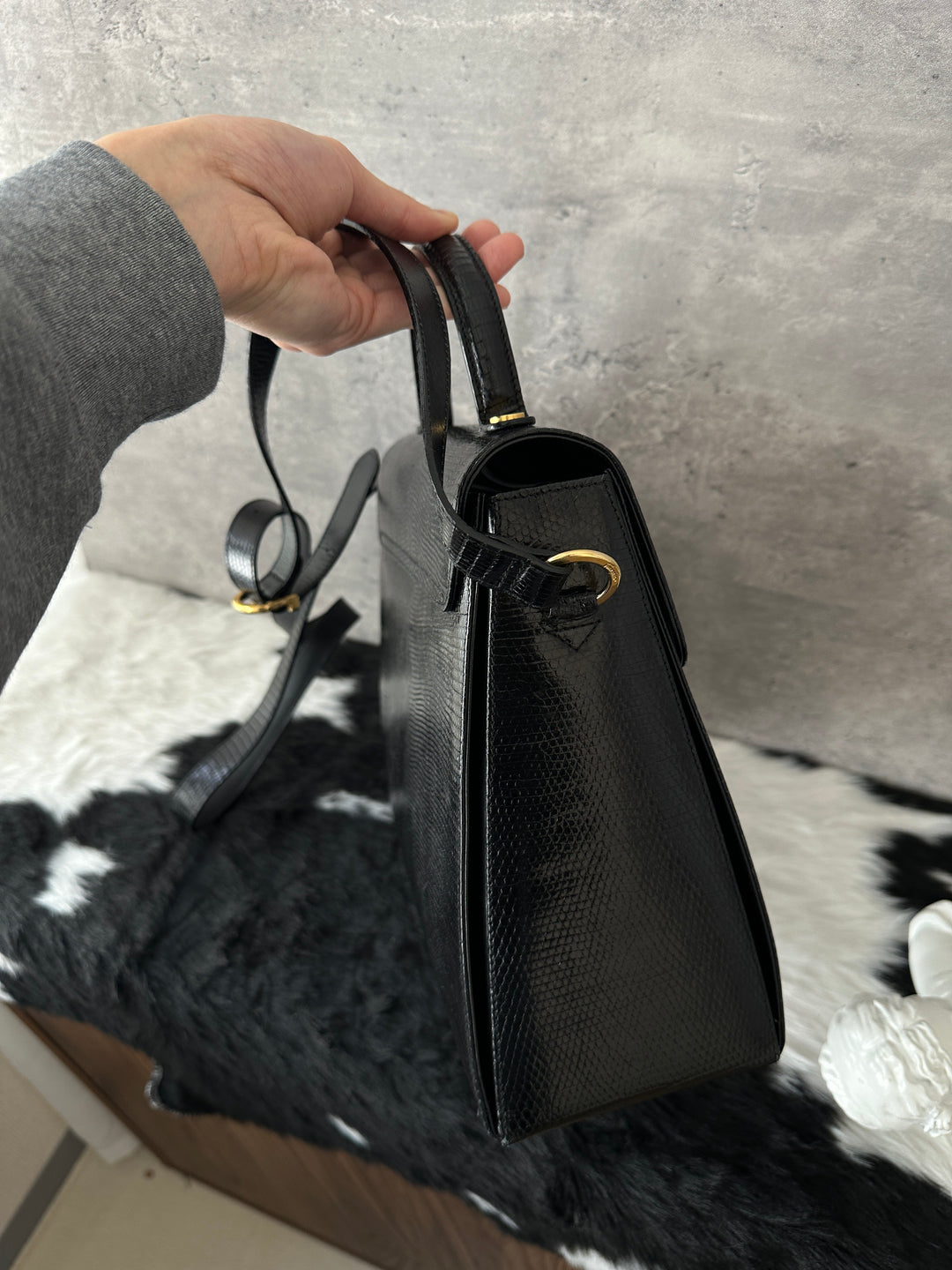 Ferragamo Lizard Leather Kelly Bag 😻｜Rare Exotic Leather × Elegant Top Handle × Lightweight Luxury