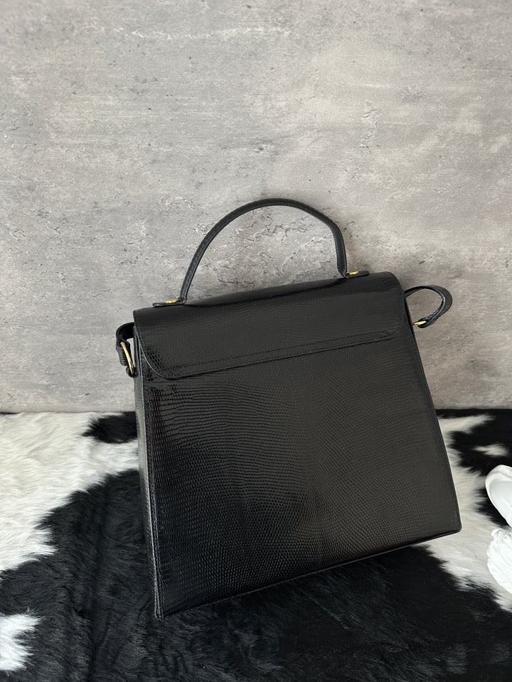 Ferragamo Lizard Leather Kelly Bag 😻｜Rare Exotic Leather × Elegant Top Handle × Lightweight Luxury