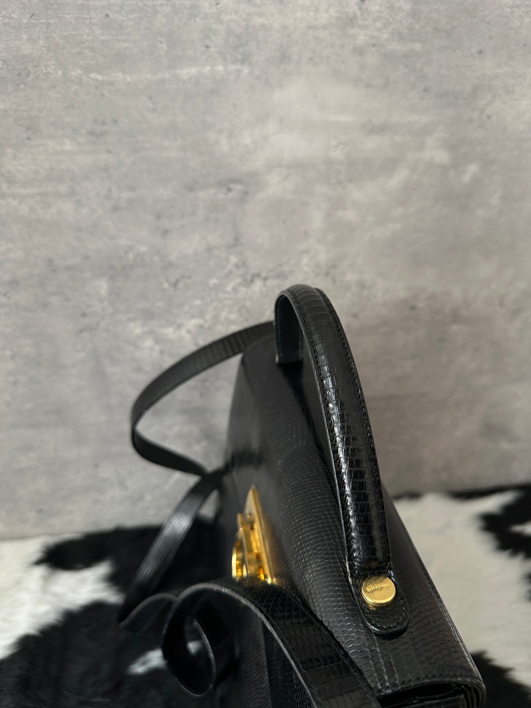 Ferragamo Lizard Leather Kelly Bag 😻｜Rare Exotic Leather × Elegant Top Handle × Lightweight Luxury