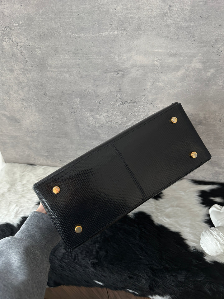 Ferragamo Lizard Leather Kelly Bag 😻｜Rare Exotic Leather × Elegant Top Handle × Lightweight Luxury