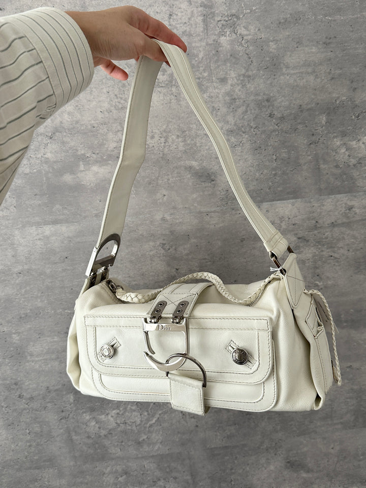 Dior Y2K White Hobo 🤍 | Dreamy Milk-White Retro Charm ✨