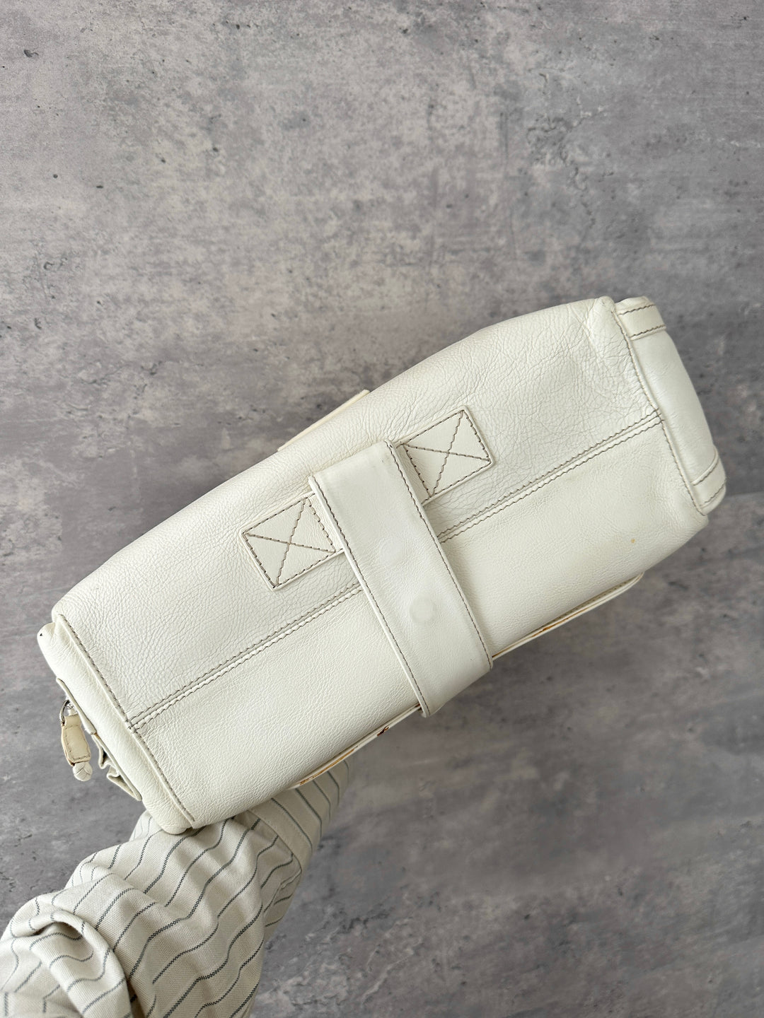 Dior Y2K White Hobo 🤍 | Dreamy Milk-White Retro Charm ✨