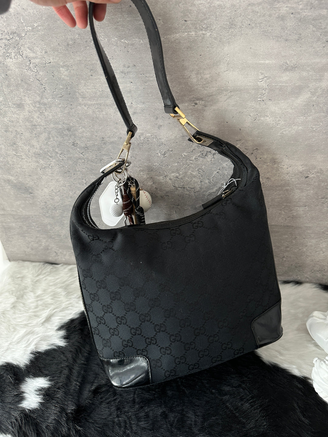 Gucci GG Monogram Hobo Bag 🖤｜Upgraded Design × Everyday Versatility × Timeless Black