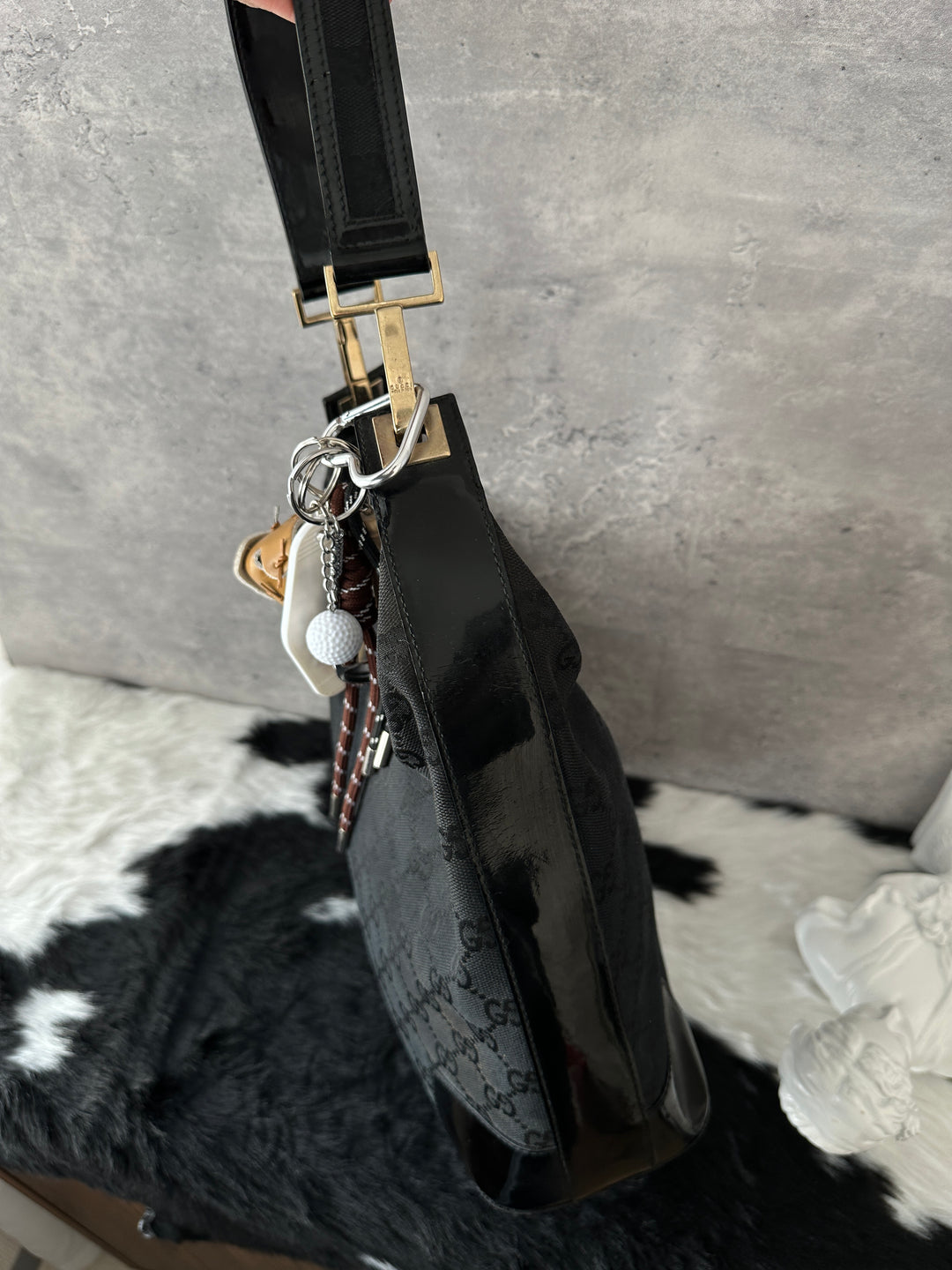 Gucci GG Monogram Hobo Bag 🖤｜Upgraded Design × Everyday Versatility × Timeless Black