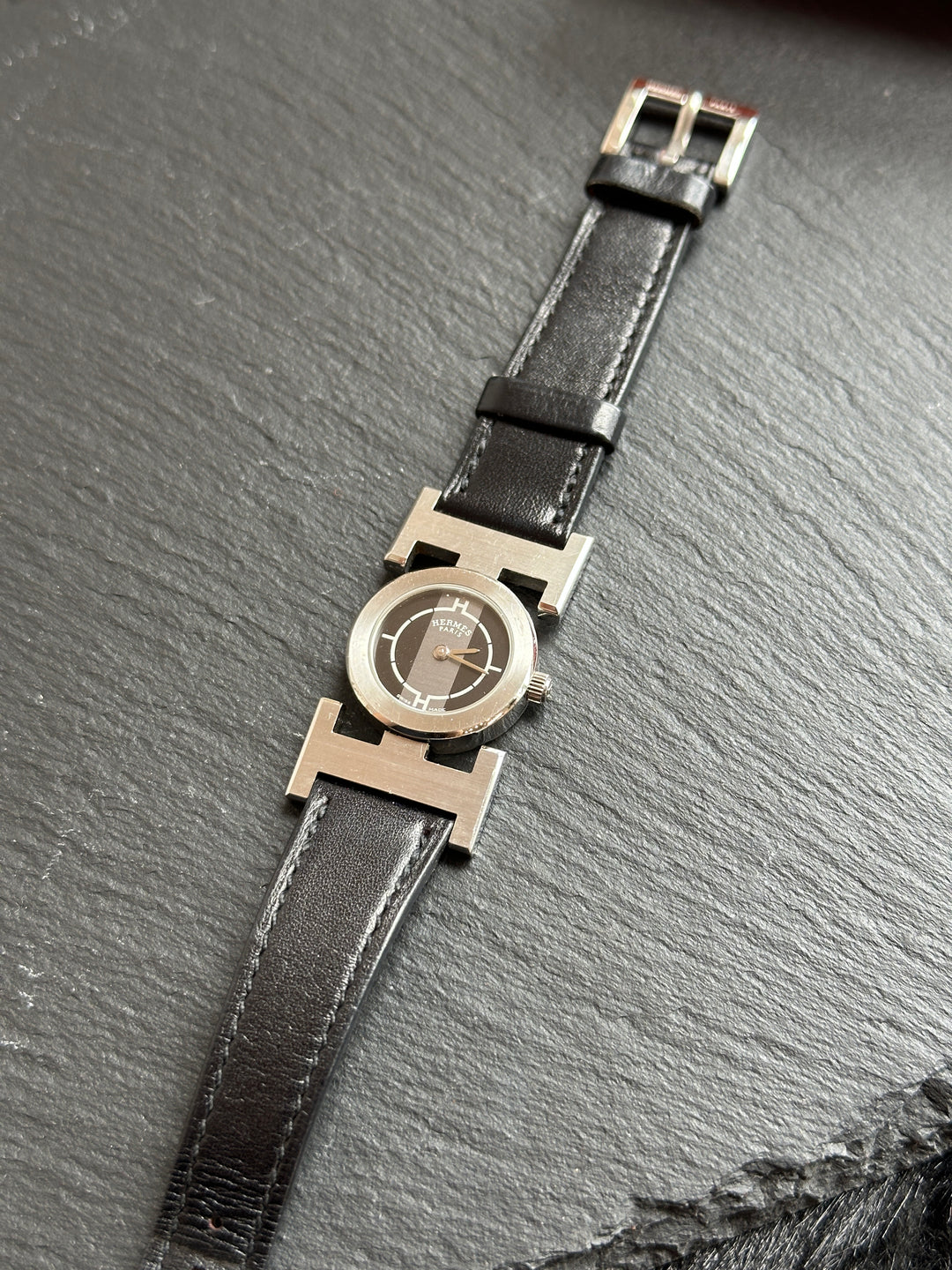 Hermès H Watch 🤍🖤｜Belt Buckle Design｜Oversized H Case｜Full Set