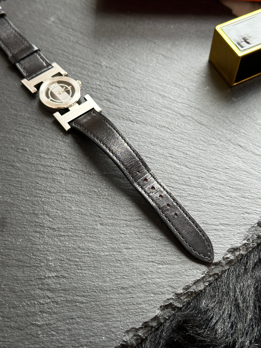 Hermès H Watch 🤍🖤｜Belt Buckle Design｜Oversized H Case｜Full Set
