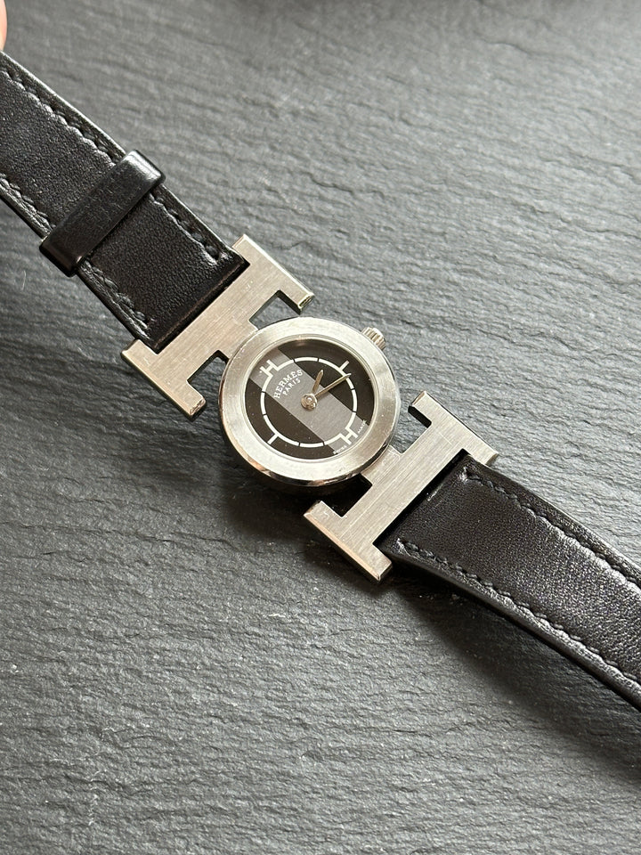 Hermès H Watch 🤍🖤｜Belt Buckle Design｜Oversized H Case｜Full Set