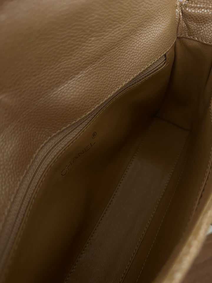 Chanel CC Pearl Caviar Shoulder Bag ✨ | Rare Collector’s Piece