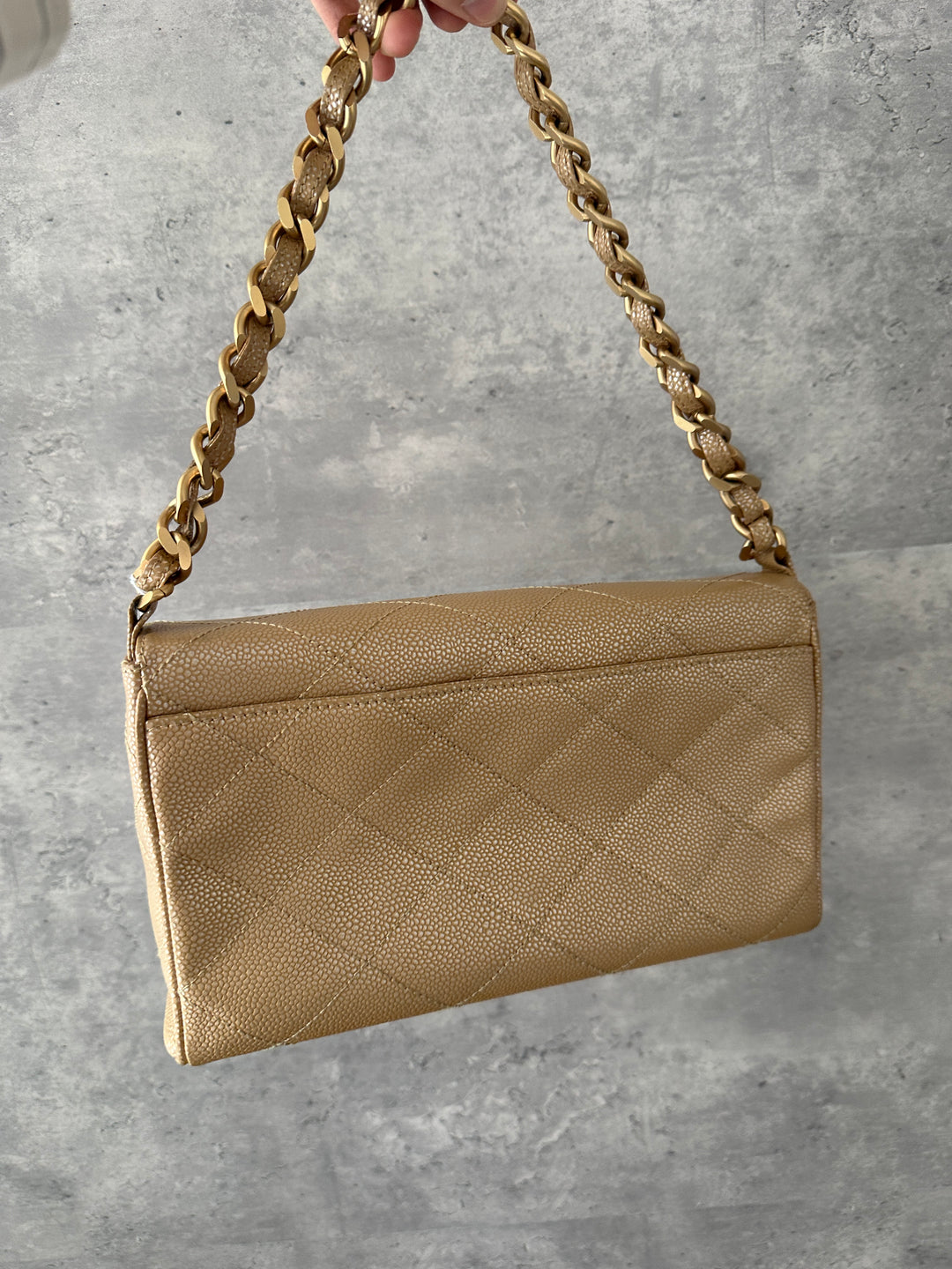 Chanel CC Pearl Caviar Shoulder Bag ✨ | Rare Collector’s Piece