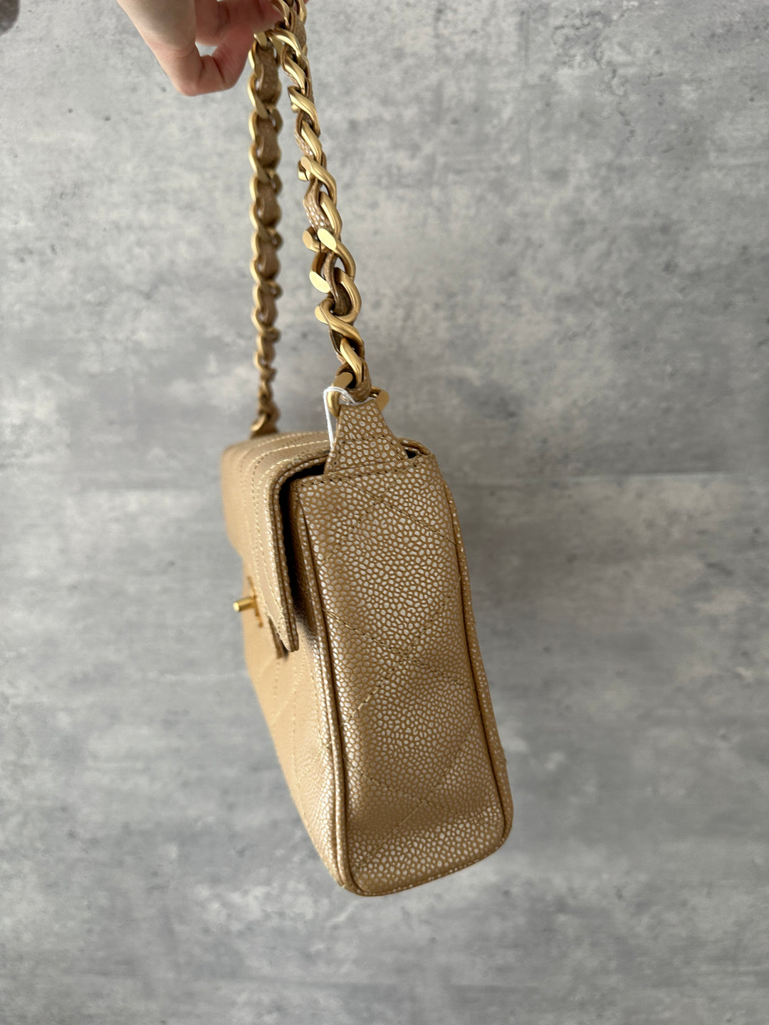 Chanel CC Pearl Caviar Shoulder Bag ✨ | Rare Collector’s Piece