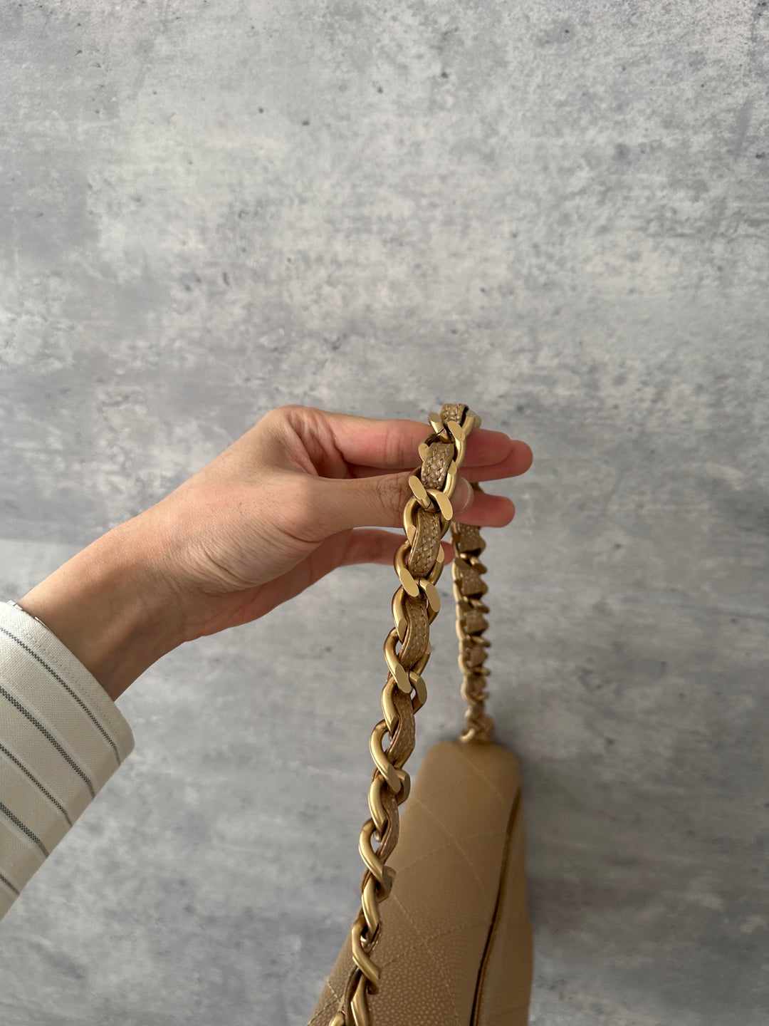 Chanel CC Pearl Caviar Shoulder Bag ✨ | Rare Collector’s Piece