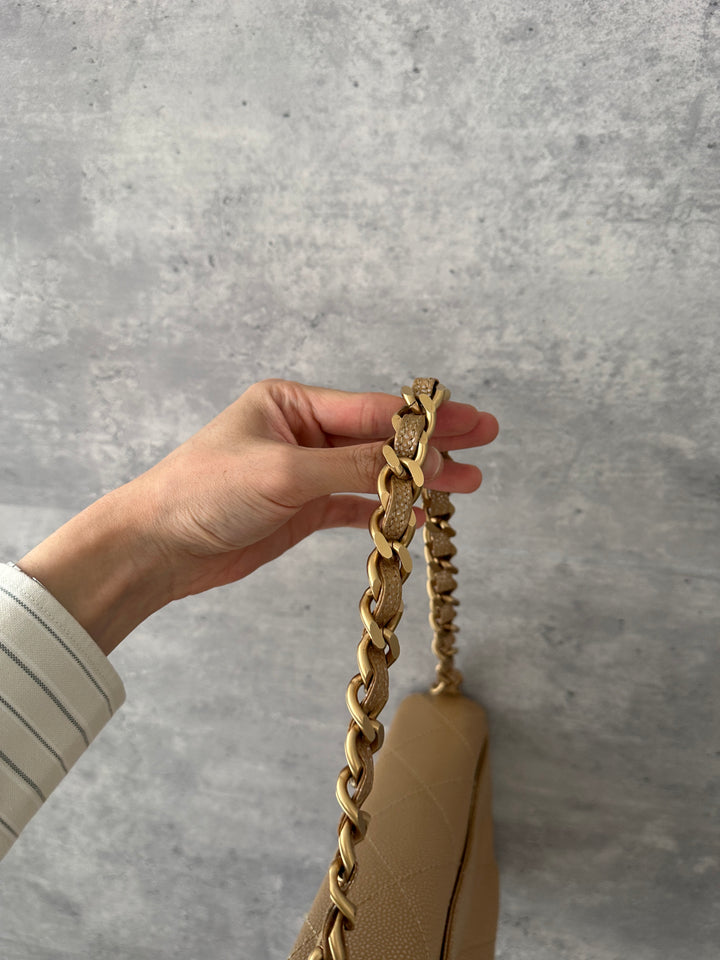 Chanel CC Pearl Caviar Shoulder Bag ✨ | Rare Collector’s Piece