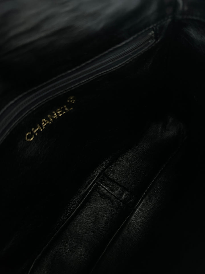 Chanel CC Shoulder Bag 🖤 | Classic Vintage Elegance with Card & Sticker