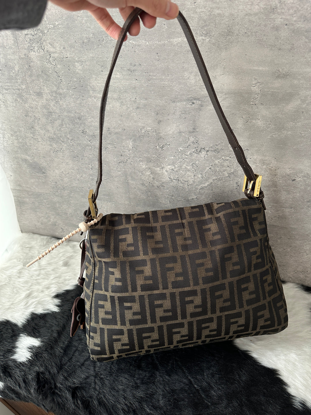 Fendi Mama Baguette 🤎✨｜Gold Hardware, Iconic Monogram, Rare Find