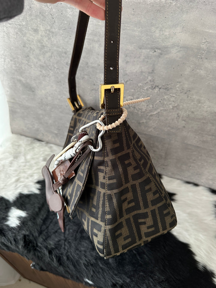 Fendi Mama Baguette 🤎✨｜Gold Hardware, Iconic Monogram, Rare Find