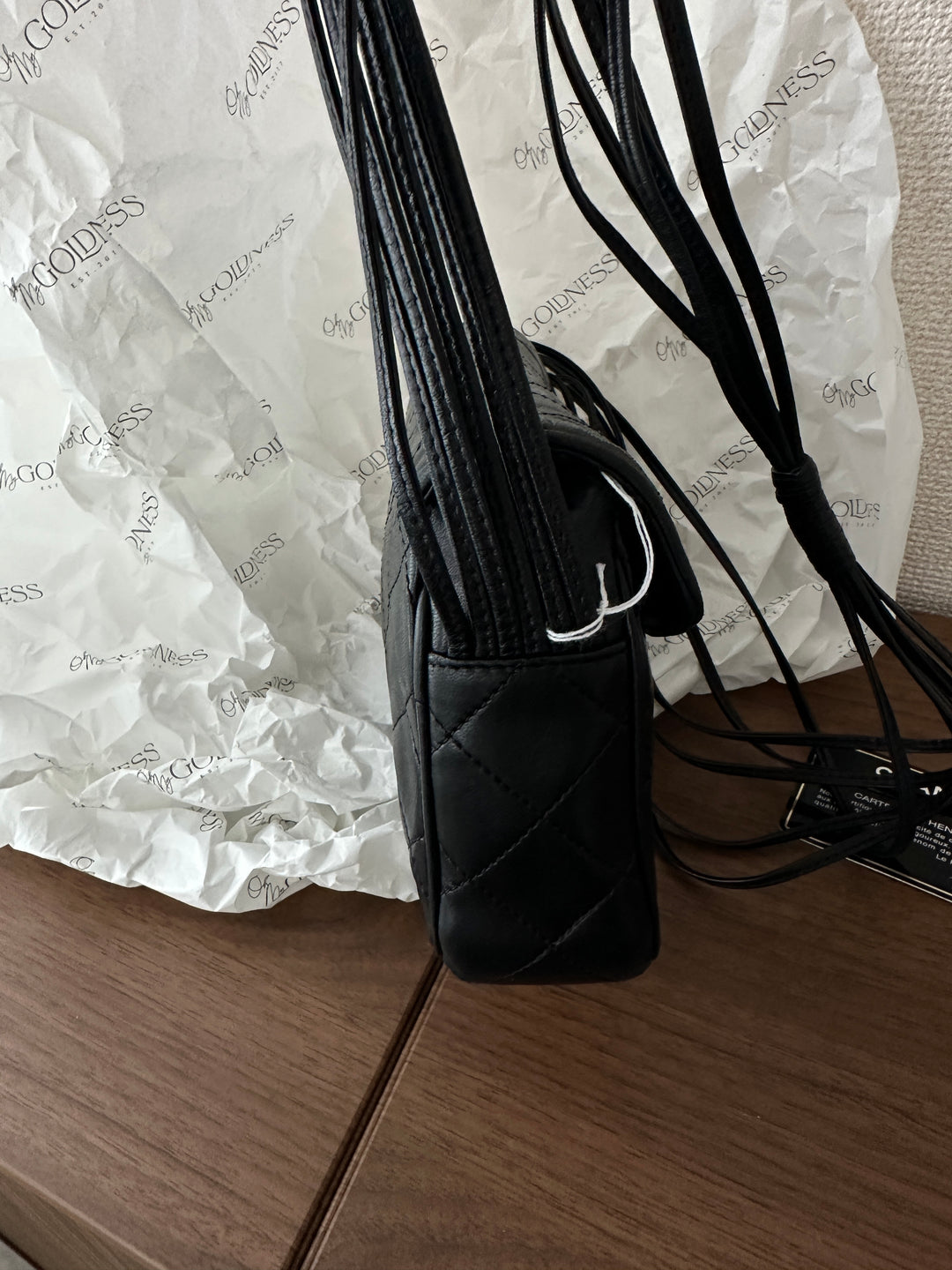 Chanel CC Shoulder Bag 🖤 | Classic Vintage Elegance with Card & Sticker