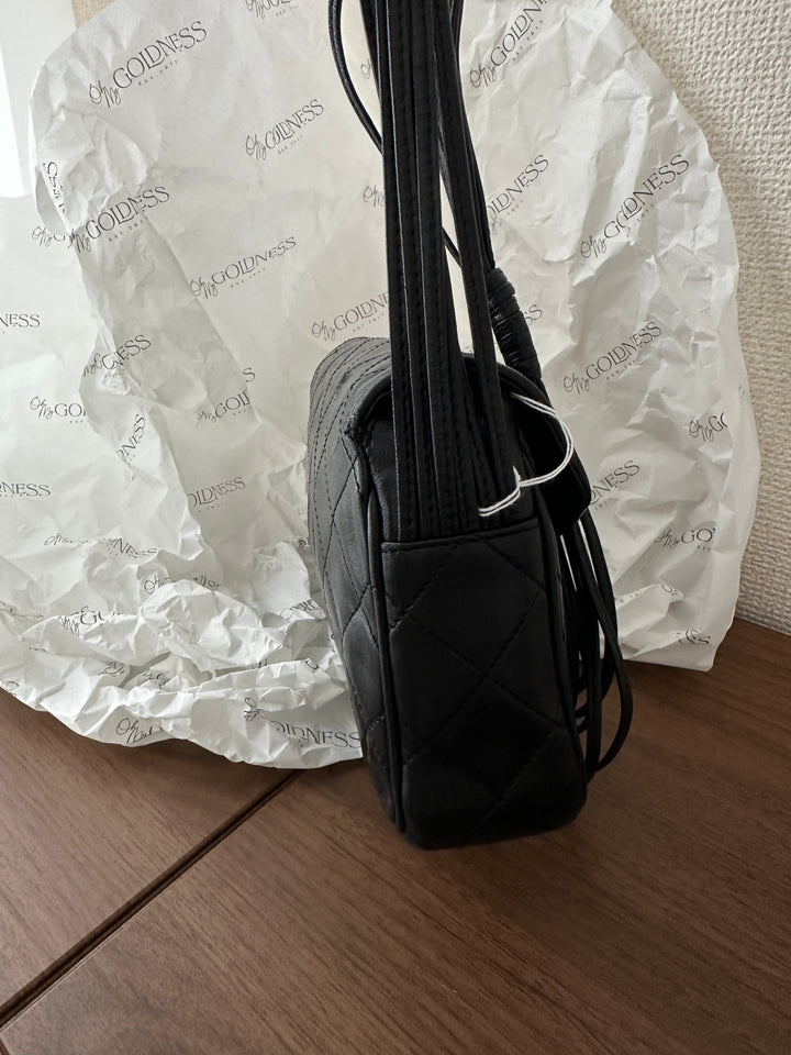 Chanel CC Shoulder Bag 🖤 | Classic Vintage Elegance with Card & Sticker