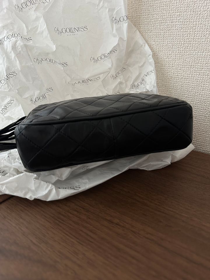 Chanel CC Shoulder Bag 🖤 | Classic Vintage Elegance with Card & Sticker