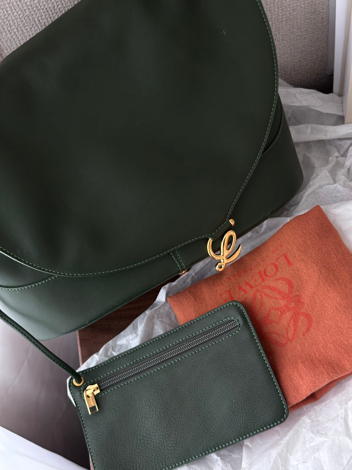 Loewe Flap Cloud Hobo ✨ with Pouch & Full Set