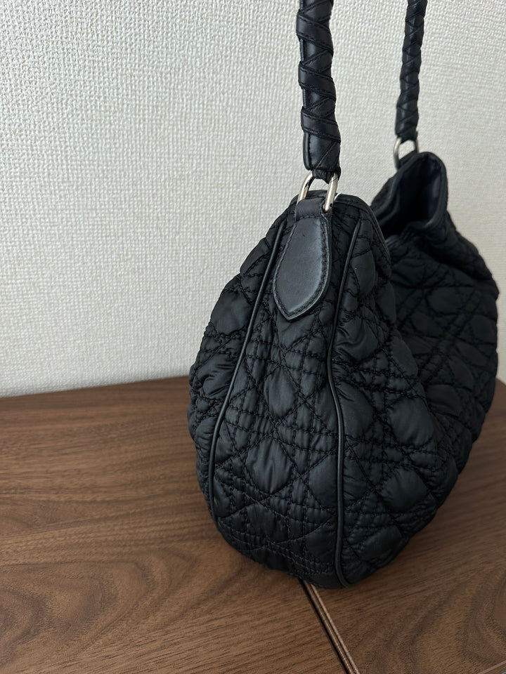 Lady Dior Ballet Hobo 🖤 “So Black” Edition | Elegant Yet Effortless