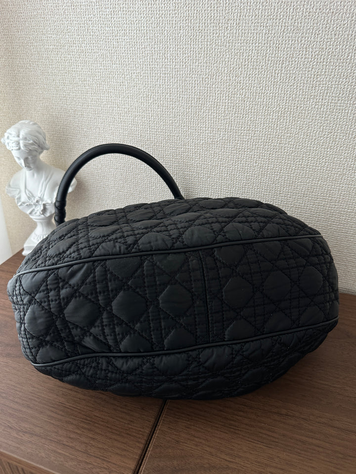 Lady Dior Ballet Hobo 🖤 “So Black” Edition | Elegant Yet Effortless