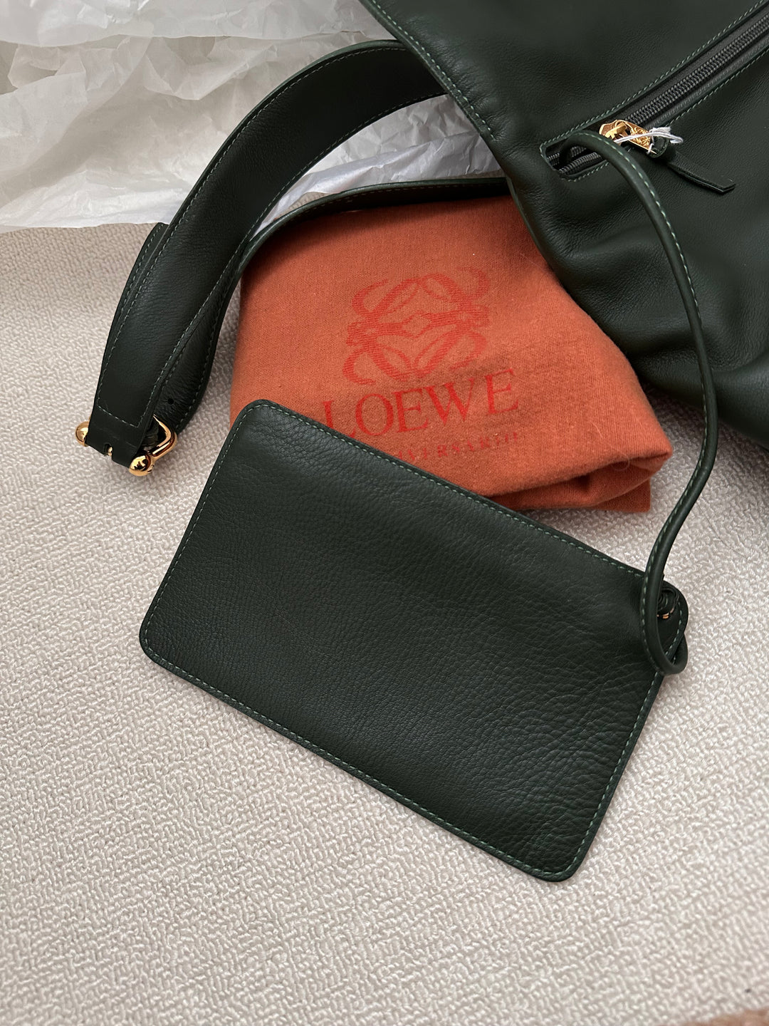 Loewe Flap Cloud Hobo ✨ with Pouch & Full Set