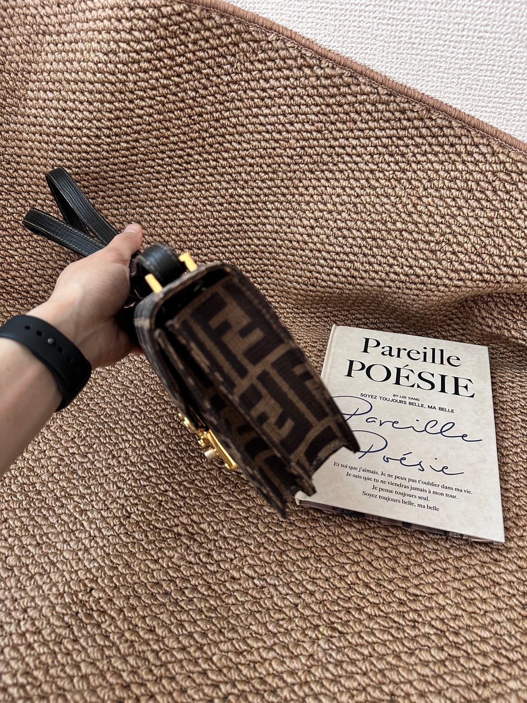 FENDI Brown Zucca Mini Constance Bag｜Gold Lock Closure × Timeless Vintage Elegance 🤎✨ Collector’s Treasure