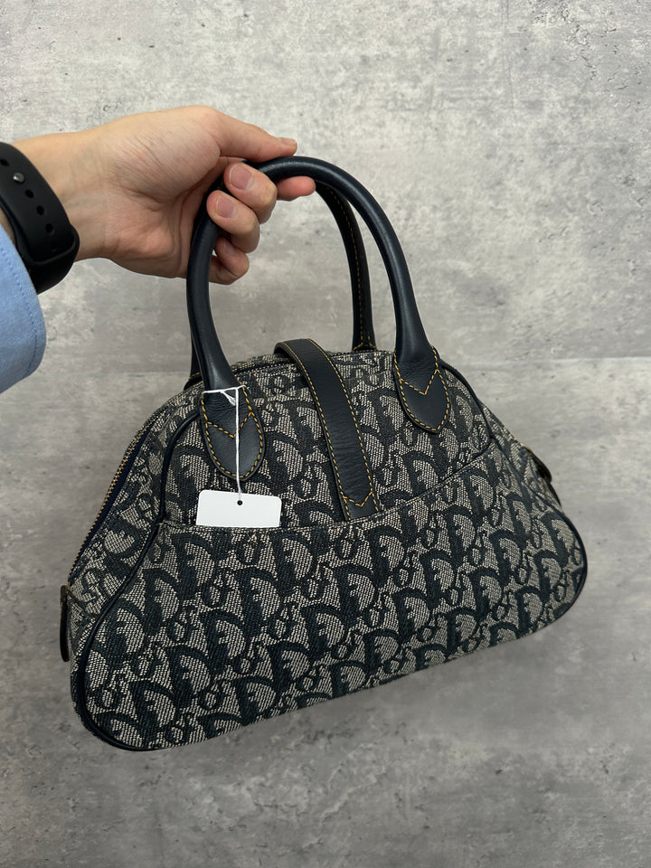 DIOR Double Saddle Monogram “Pumpkin” Bag 💙✨ Small Size | Excellent Condition