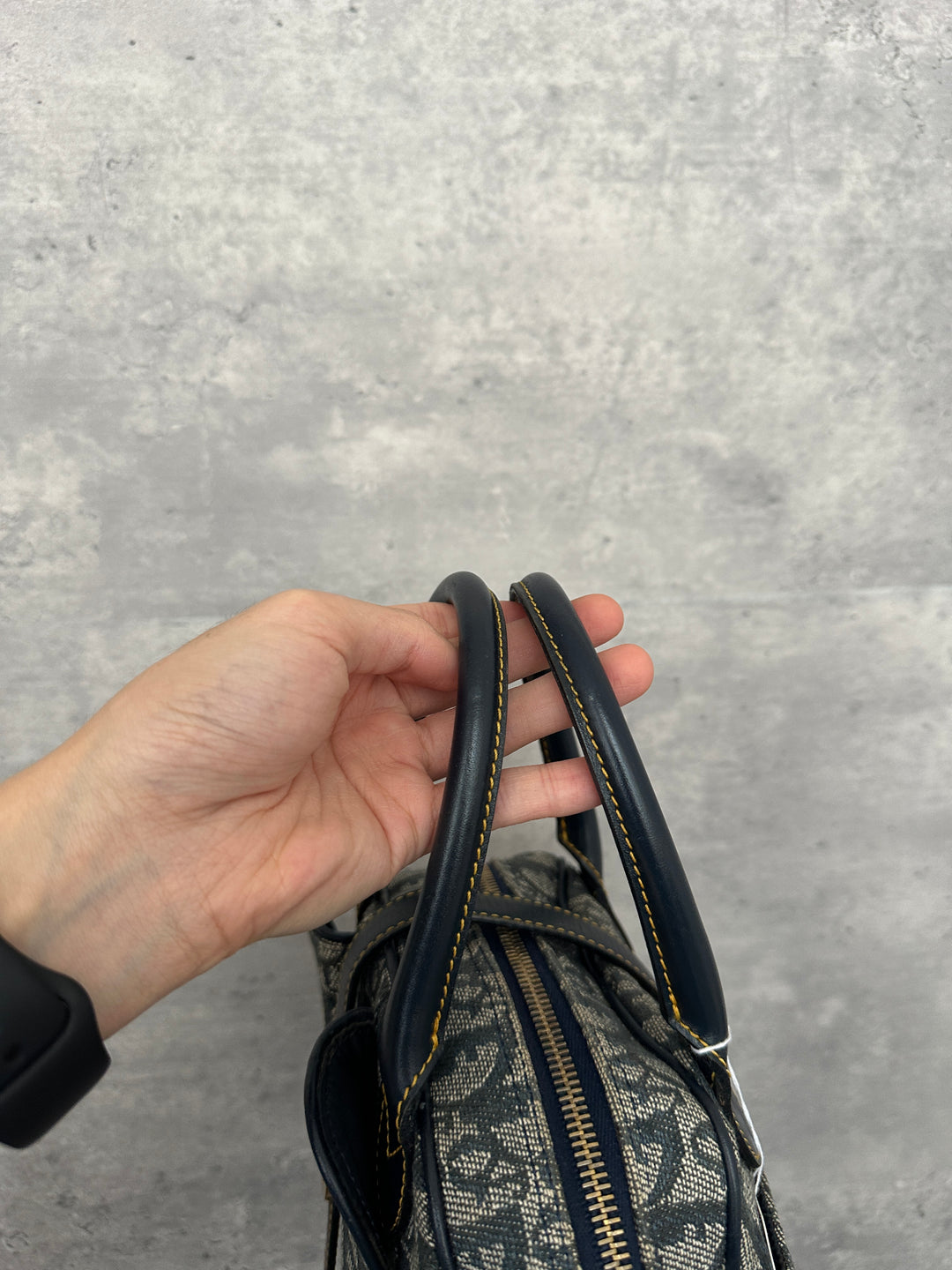 DIOR Double Saddle Monogram “Pumpkin” Bag 💙✨ Small Size | Excellent Condition