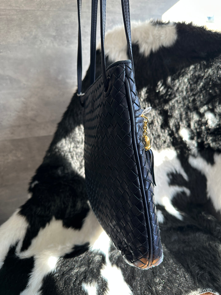 Bottega Veneta Intrecciato Tote Bag 🖤｜Woven Leather × Everyday Capacity × Timeless Vintage✨