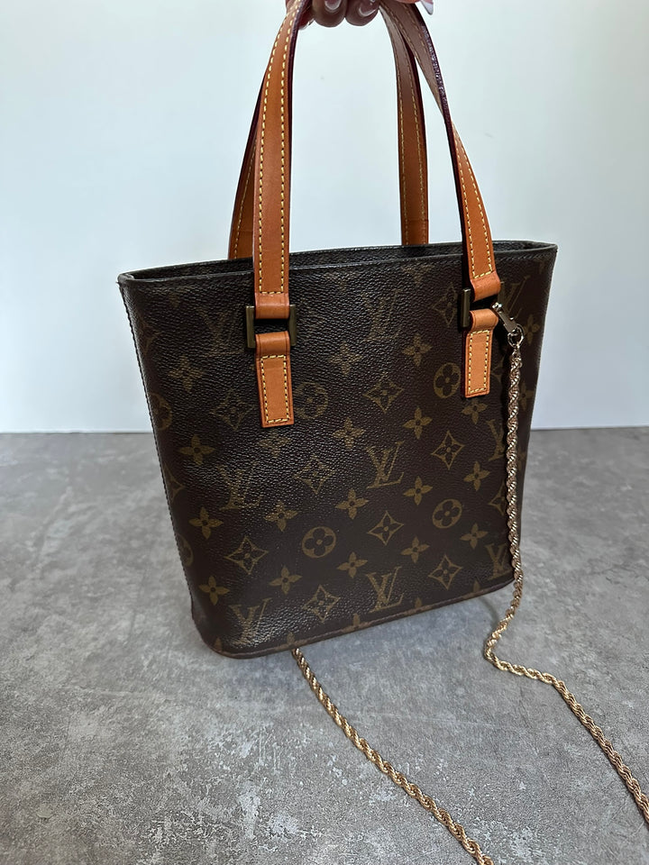 Louis Vuitton Monogram Vavin PM Tote Bag 🤎｜Classic Monogram Canvas × Vachetta Leather Handles × Compact Daily Tote