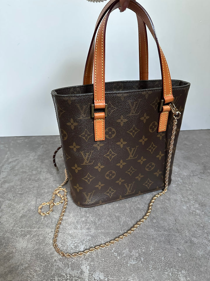 Louis Vuitton Monogram Vavin PM Tote Bag 🤎｜Classic Monogram Canvas × Vachetta Leather Handles × Compact Daily Tote