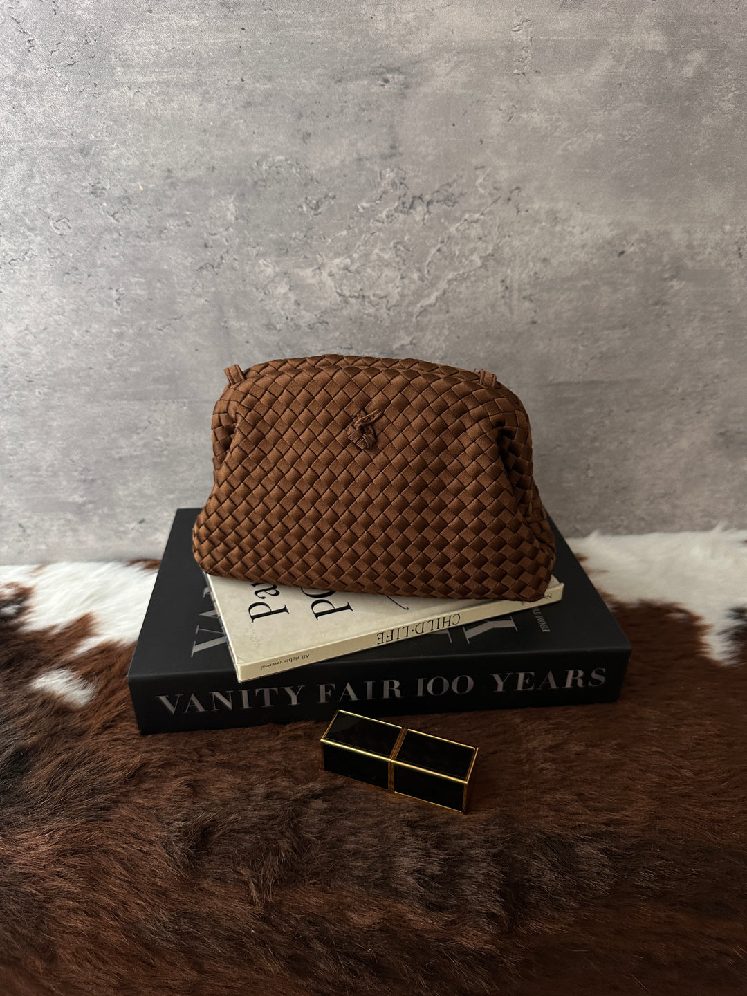 BOTTEGA VENETA Intrecciato Satin Mini Crossbody Bag 🍫｜Chocolate Satin｜Signature Weave｜Convertible Carry