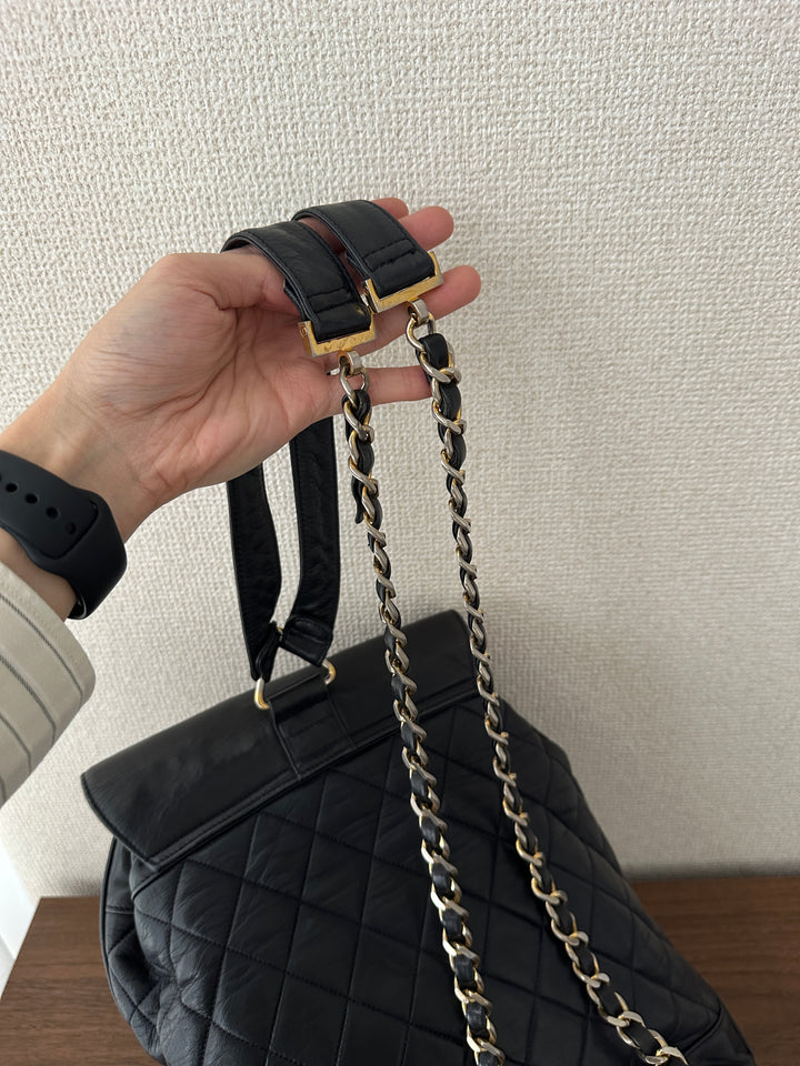 CHANEL Round CC Backpack 🖤✨ Timeless Vintage Luxury