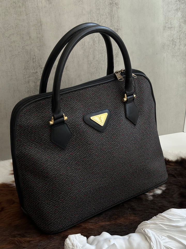 Yves Saint Laurent Vintage Alma Satchel 🖤 | Effortless Parisian Sophistication